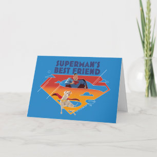 Superman's Best Friend Card