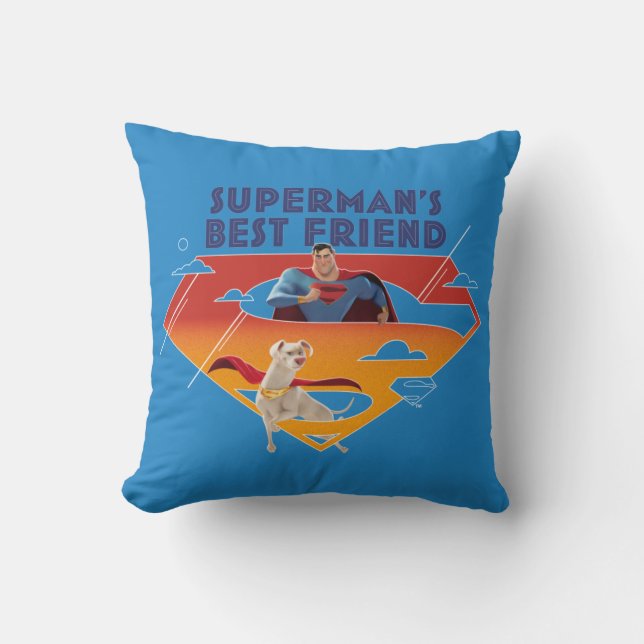 Superman's Best Friend Cushion (Front)
