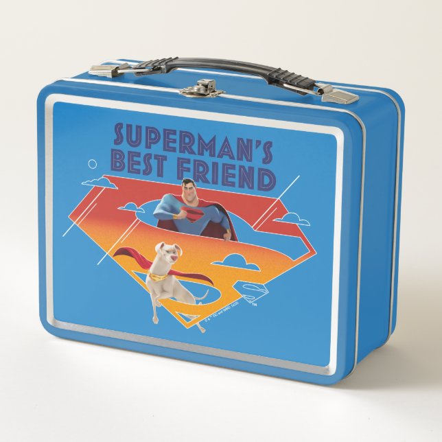 Superman's Best Friend Metal Lunch Box (Front)