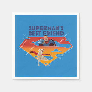 Superman's Best Friend Napkin