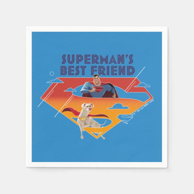 Superman's Best Friend Napkin (Front)