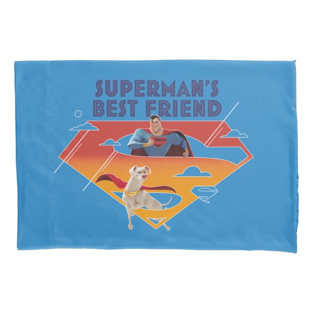 Superman's Best Friend Pillowcase (Front)