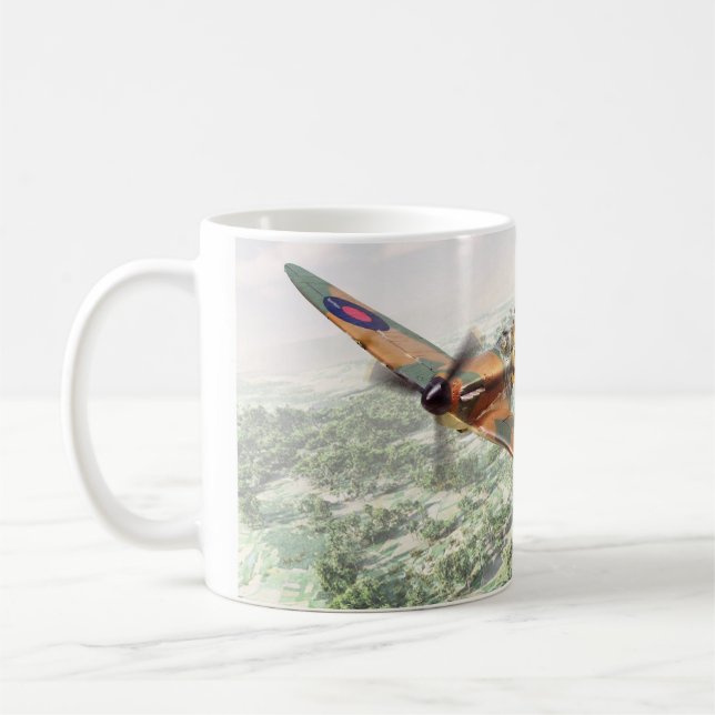 "Supermarine Spitfire”mug Coffee Mug (Left)