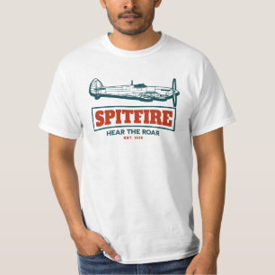 Supermarine Spitfire   WW2 Plane T-Shirt