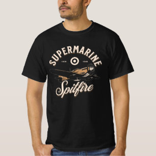 Supermarine Spitfire   WW2 Plane T-Shirt