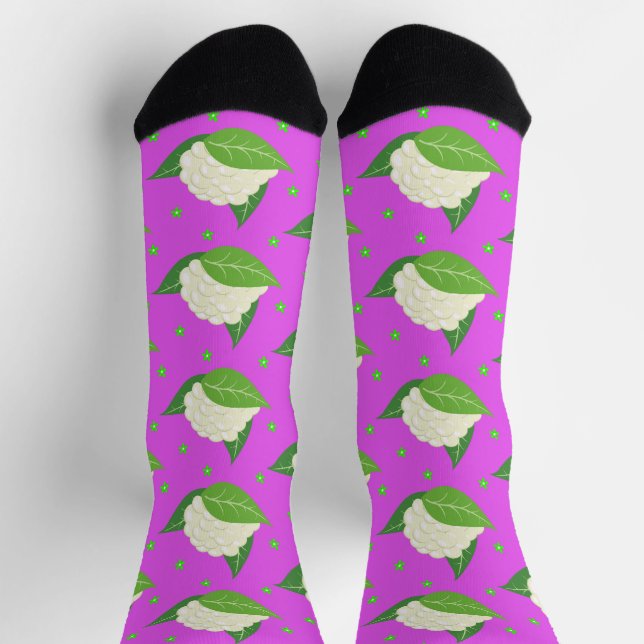 Supermarket Cauliflowers Socks (Top)