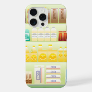 supermarket shelf coffee tea grains iPhone 15 pro max case