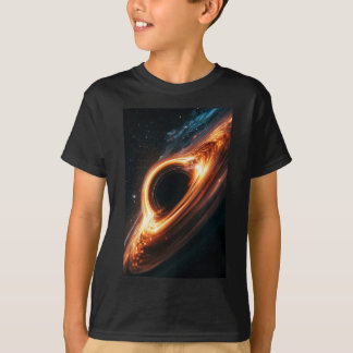 Supermassive Black Hole Accretion Disc Space Art  T-Shirt