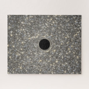 Supermassive Black Hole In The Middle Of A Galaxy. Jigsaw Puzzle