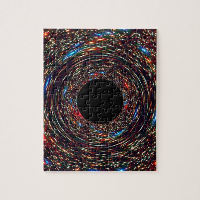 Supermassive Black Hole Jigsaw Puzzle (Vertical)