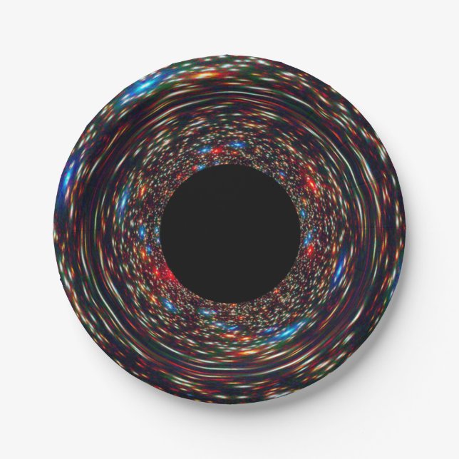 Supermassive Black Hole Paper Plate (Front)