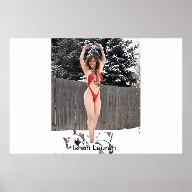 Supermodel Movie Star Athlete Medallist Ishah Poster (Front)