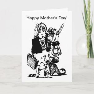 Supermom: A Mum Who Does It All Card
