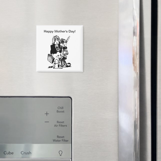 Supermom: A Mum Who Does It All Magnet (In Situ (Fridge))