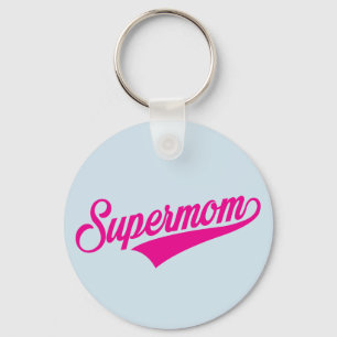 Supermom(Blue) - Key Ring