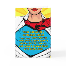 Supermom - Funny & Interactive Mother’s Day Card