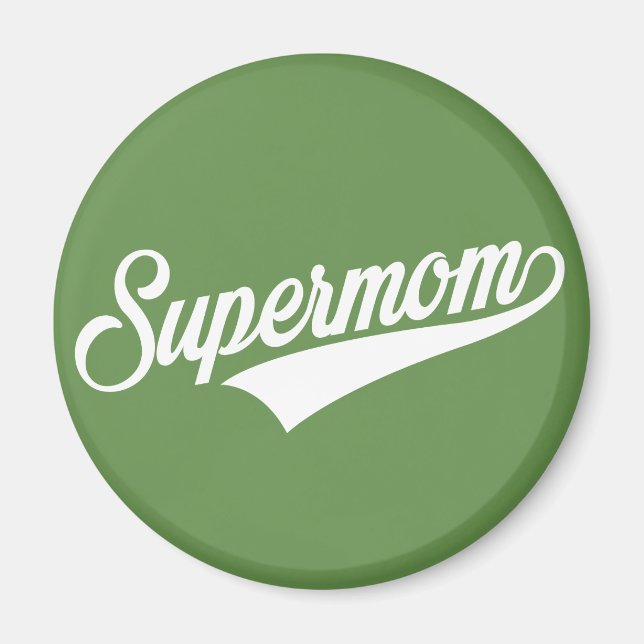Supermom(Green), Magnet (Front)