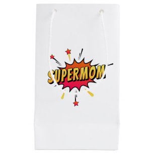 Supermom Retro Comic Pop Art   Gift Bag