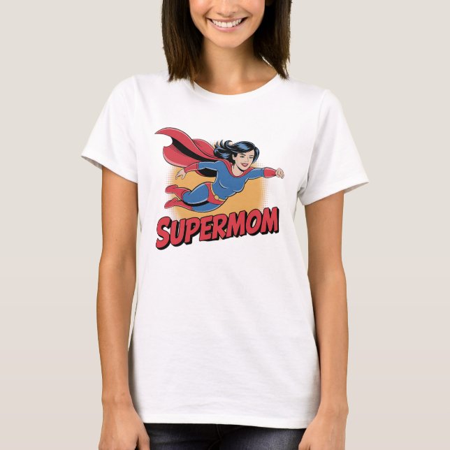 Supermom Women’s T-Shirt – Bold and Playful Slogan (Front)