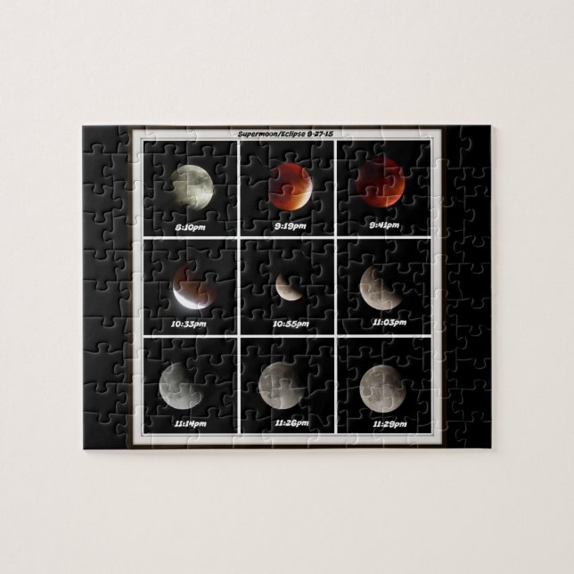Supermoon & Eclipse Jigsaw Puzzle (Horizontal)