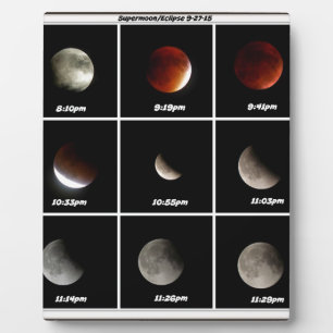 Supermoon & Eclipse Plaque