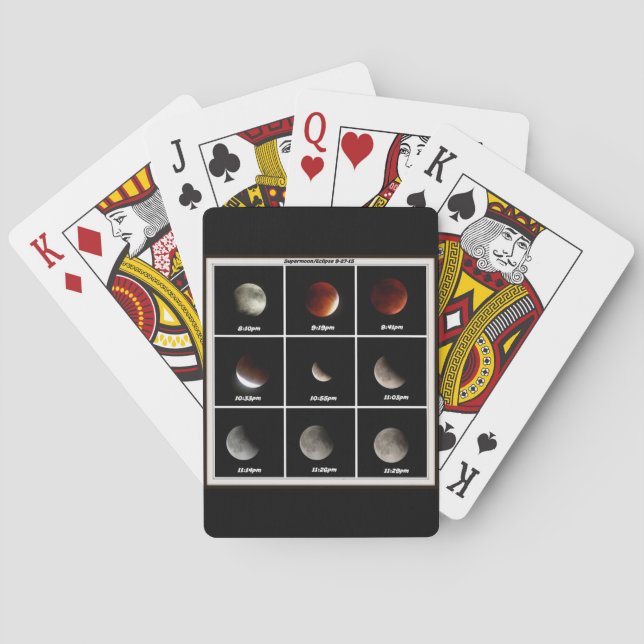 Supermoon & Eclipse Playing Cards (Back)