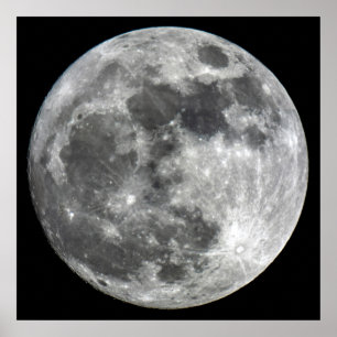 Supermoon Moon Poster