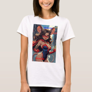 SuperMouse Woman Mouse Power women white T-shirt