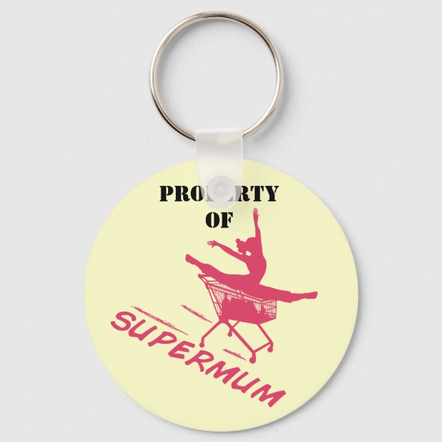 Supermum Keychain (Front)