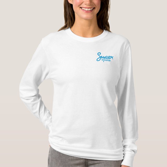 Supermums Long Sleeved T-Shirt - White (Front)