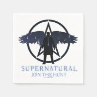 Supernatural Castiel Falling Stars Graphic