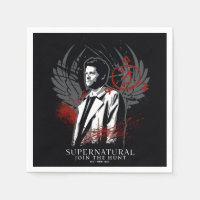 Supernatural Castiel Graffiti Graphic