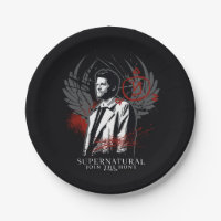 Supernatural Castiel Graffiti Graphic