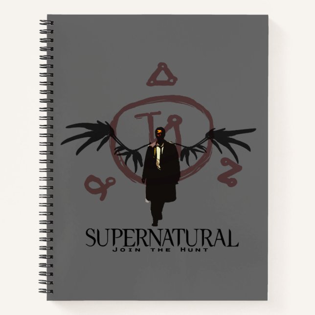 Supernatural Castiel Illustration Notebook (Front)