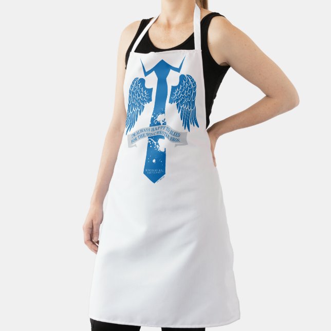 Supernatural Castiel Tie Quote Graphic Apron (Insitu)