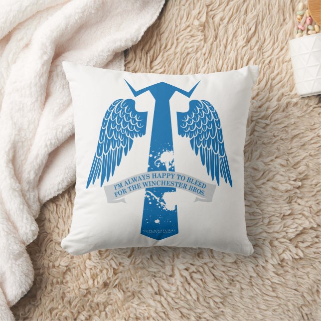 Supernatural Castiel Tie Quote Graphic Cushion (Blanket)