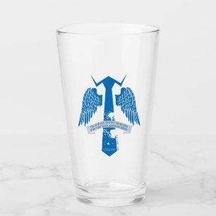 Supernatural Castiel Tie Quote Graphic Glass