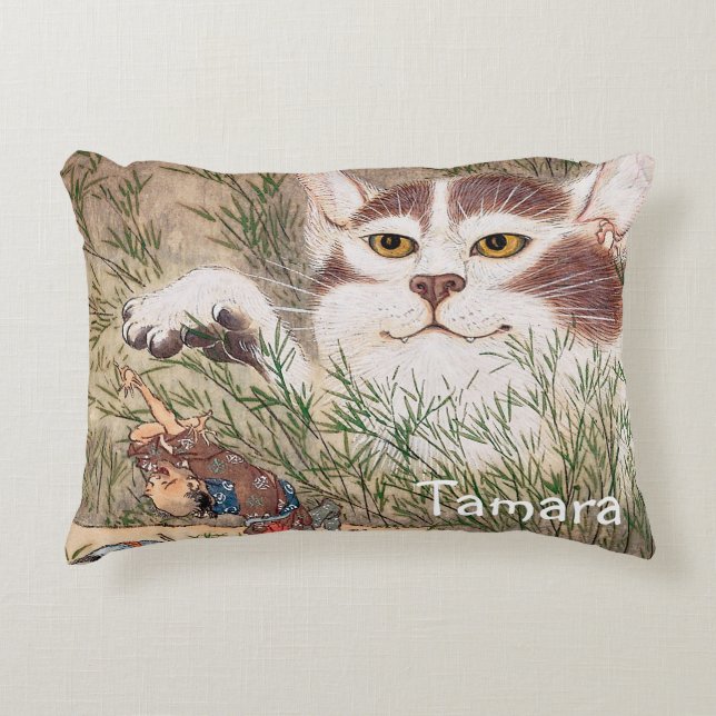 Supernatural Cat Decorative Cushion (Front)