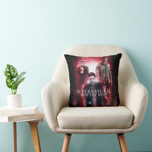 Supernatural Crowley, Dean, and Sam Cushion (Chair)
