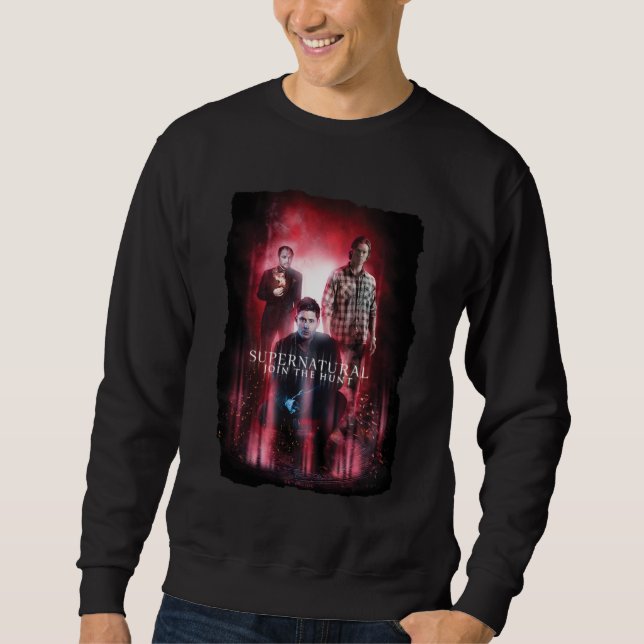 Supernatural Crowley, Dean, and Sam Sweatshirt (Front)