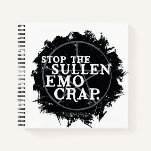 Supernatural "Emo" Quote Notebook