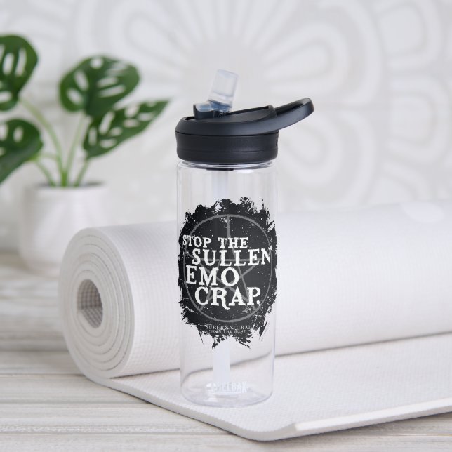 Supernatural "Emo" Quote Water Bottle (Yoga)