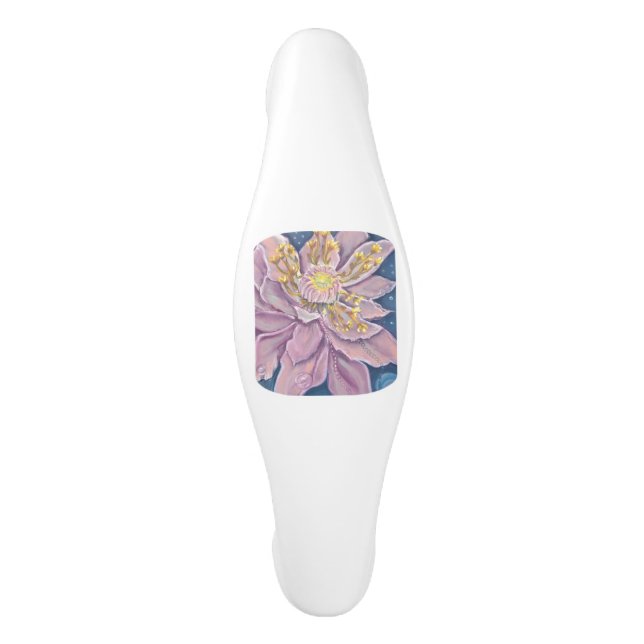 Supernatural Flower Ceramic Cabinet Pull (Front)