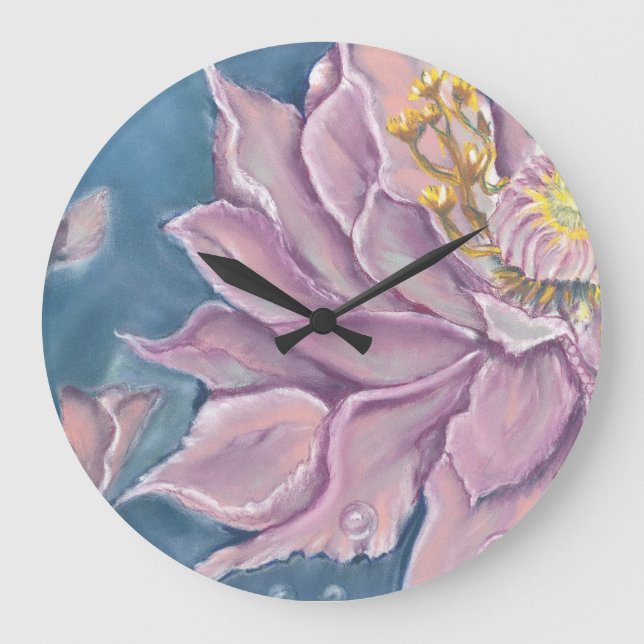 Supernatural Flower Large Clock (Front)