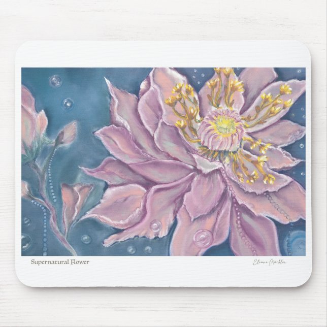 Supernatural Flower Mouse Pad (Front)