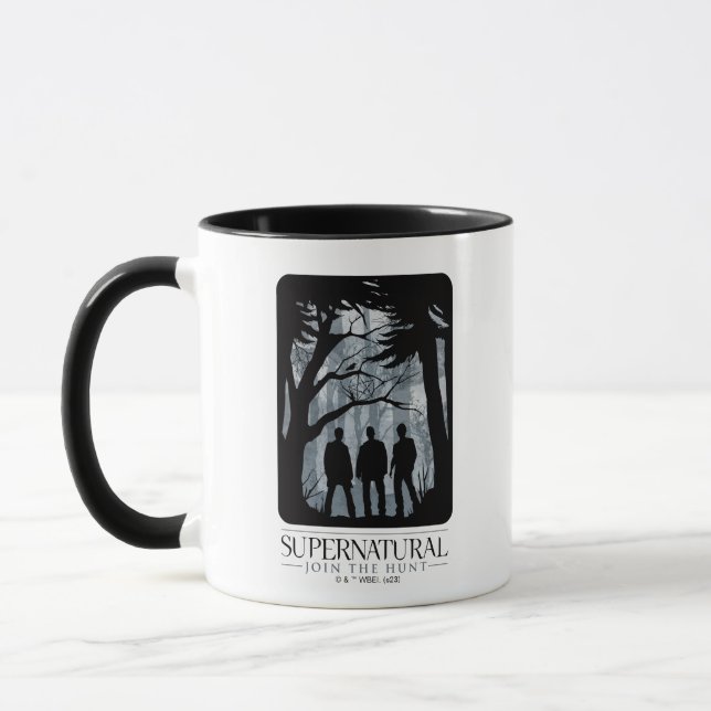 Supernatural Forest Silhouette Graphic Mug (Left)