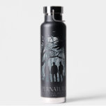 Supernatural Forest Silhouette Graphic Water Bottle<br><div class="desc">Check out this Supernatural graphic featuring Castiel,  Dean and Sam Winchester standing silhouetted by the forest!</div>