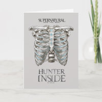 Supernatural "Hunter Inside" Ribcage Graphic