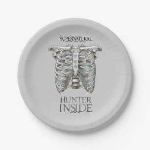 Supernatural "Hunter Inside" Ribcage Graphic Paper Plate