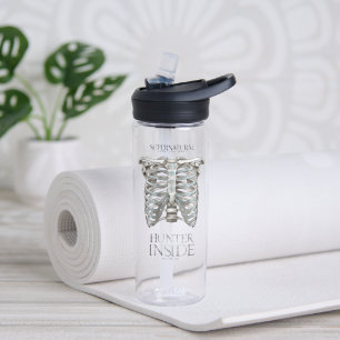 Supernatural "Hunter Inside" Ribcage Graphic Water Bottle